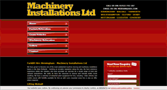 Desktop Screenshot of machinery-installations-ltd.co.uk